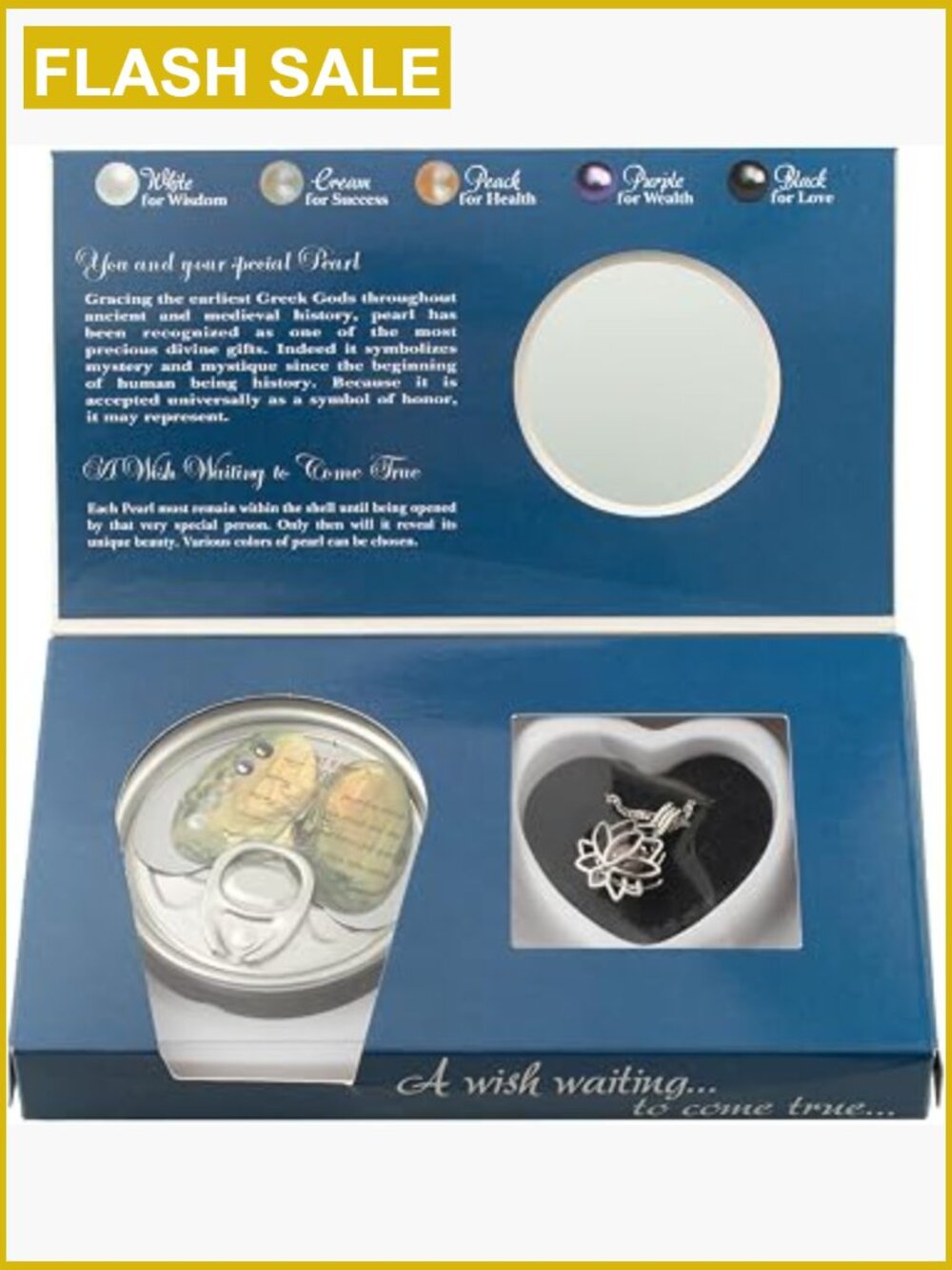 DIY Pearl Necklace Making Kit with Oyster